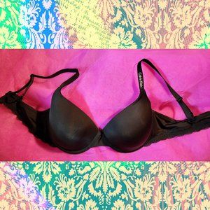Black Calvin Klein Underwire Bra 36C